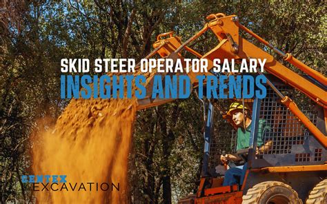 jobs operating a skid steer|skid steer operator salary.